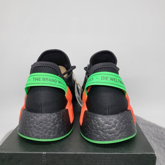 New Adidas NMD_R1 V2 'Glow In The Dark' Men's Running Shoes Size 11.5 - Picture 6 of 9